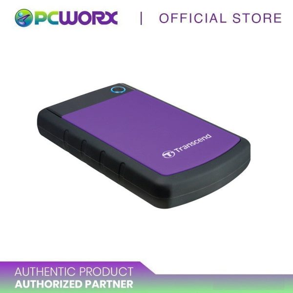 Transcend TS2TSJ25H3P 2TB Shockproof Portable Hard Drive Purple Sale