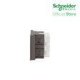 Schneider Socket Outlet AvatarOn A Universal 16A 250V 3 Pin 2S Sized Black M3T426UST-BK Supply