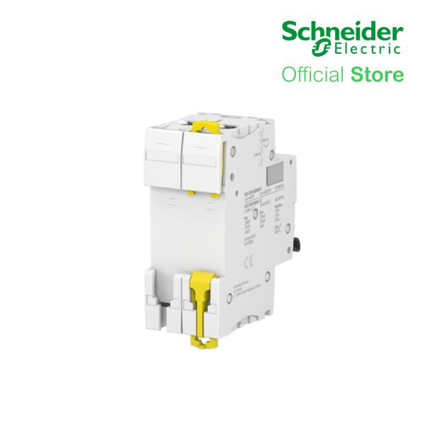 Schneider Acti9 IEC, 2-Pole 63A DIN-Rail Type Circuit Breaker 230 400V 10 KAIC (A9F74263) For Sale