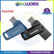 SanDisk 32GB Ultra Dual Drive Go USB Type-C Flash Drive - Black | Navy Blue Online