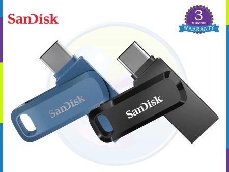 SanDisk 32GB Ultra Dual Drive Go USB Type-C Flash Drive - Black | Navy Blue Online