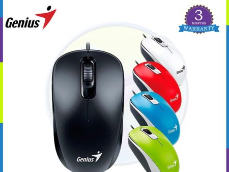 Genius DX-110 PS2 Full Size Optical Mouse in Different Colour on Sale