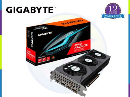 Gigabyte GV-R66EAGLE-8GD Radeon™ RX 6600 RX6600 Eagle 8GB GDDR6 128bit HDMI DP For Discount