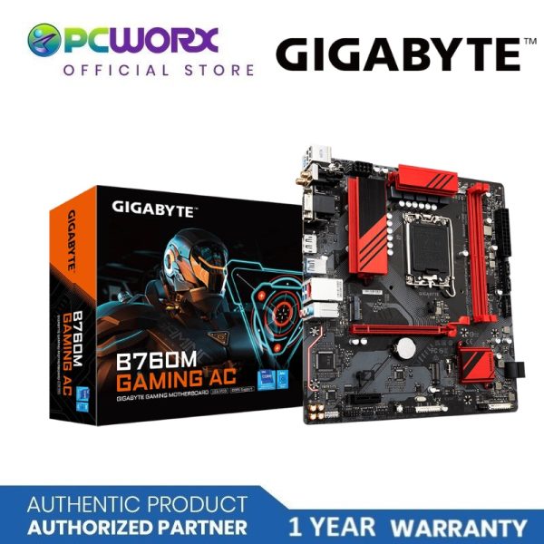 Gigabyte GA-B760M-GAMING-AC DDR4 LGA1700 m-ATX Online Sale