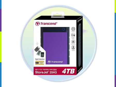 Transcend StoreJet25H3P 4TB Portable External Hard Drive Online