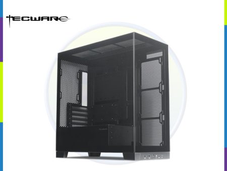 Tecware VX90M mATX Dual Tempered Glass Panoramic PC Case Discount