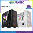 DeepCool CH560 Digital ATX Airflow case, Dual Status Display, 3X Pre-Installed 140mm ARGB Fans For Sale