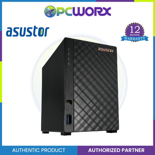 Asustor Drivestor AS1102T 1GB 2-Bay NAS Supply