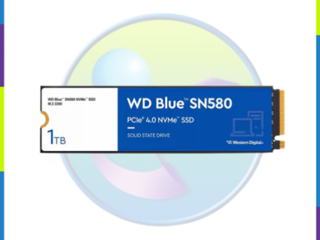 Western Digital WDS100T3B0E-00CHF0 SN580 1TB Blue M.2 NVMe PCIe Gen4 2280 SSD Online Hot Sale