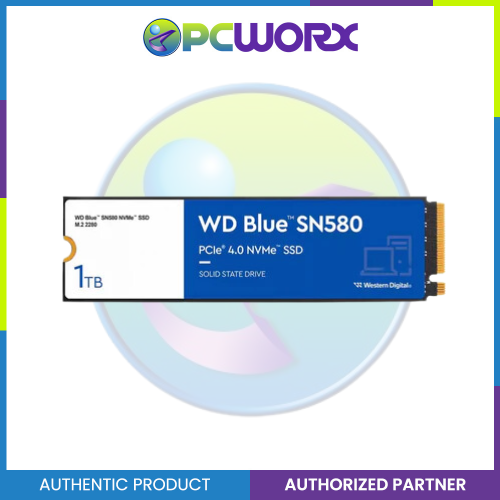 Western Digital WDS100T3B0E-00CHF0 SN580 1TB Blue M.2 NVMe PCIe Gen4 2280 SSD Online Hot Sale