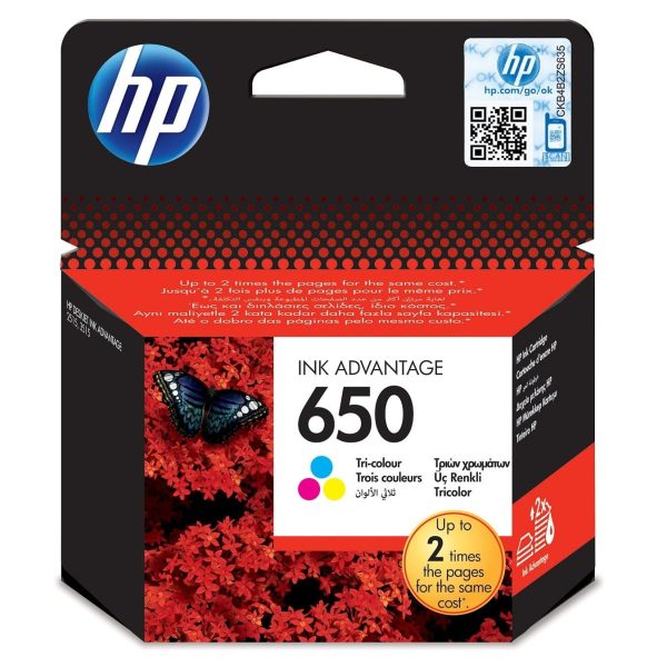 HP 650 Original Ink Advantage Cartridge Online Hot Sale