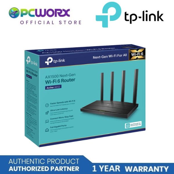 TP-Link Archer AX12 AX1500 Dual-Band Wi-Fi 6 Router Cheap