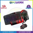 Redragon Gaming Essentials 4 In 1 Set (Keyboard Mouse Mousepad Headset) (S101-BA-2) on Sale