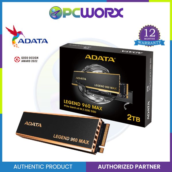 Adata LEGEND 960 MAX M.2 PCIe 4.0 X4 Solid State Drive Fashion