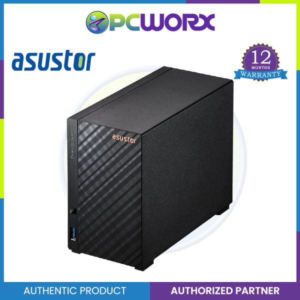 Asustor Drivestor AS1102T 1GB 2-Bay NAS Supply