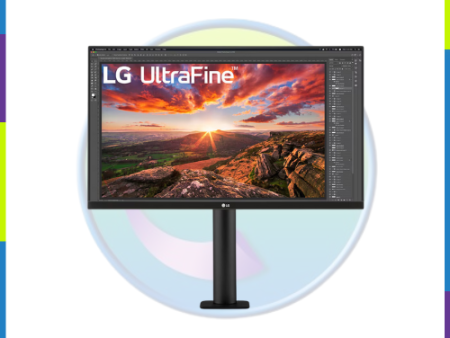 LG LGE27UN880-B 27  UHD 4K Ergo IPS Monitor with USB Type-C™ Hot on Sale