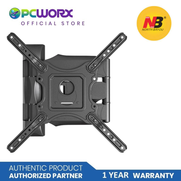 North Bayou P4 32  to 55  Inch TV Wall Mount Bracket - Heavy Duty Flat Panel TV Wall Mount with Bracket and Full Motion Swing Arm for LCD and LED Display TV | TV Bracket | Wall Bracket Supply