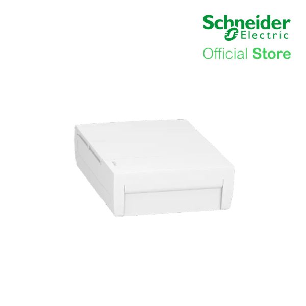 Schneider Enclosure Resi9 MP Surface 1 Row of 18 Modules IP40 White Door 1 Earth + 1 Neutral Terminal Blocks MIP12118 Fashion