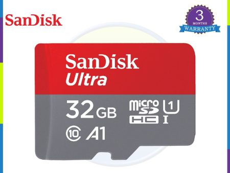 SanDisk 32GB Ultra microSDHC UHS-I Memory Card - 120MB s, C10, U1, Full HD, A1, Micro SD Card Online Sale