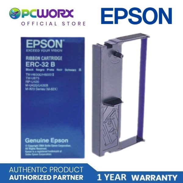 Epson ERC-32 Black Ribbon Hot on Sale