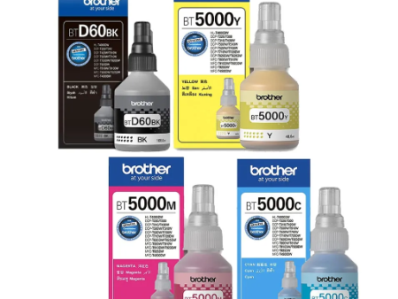 Brother BTD60BK, Brother BT5000-Cyan, Magenta & Yellow For Discount