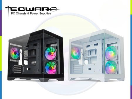 Tecware VXN Evo (mATX) - 2x 120mm aRGB (Rev) + 120mm | RGB GAMING CHASIS | PC CASE Online Sale