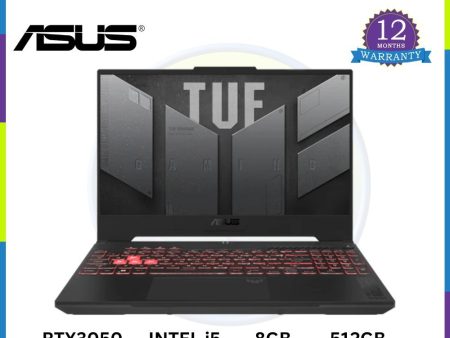 Asus TUF GAMING F15 15.6In 144HZ Core i5-12500H 8GB RAM 512GB SSD NVIDIA RTX3050 4GB Win11 Fashion