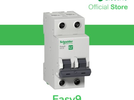 Schneider Easy9 IEC 2P 40A C DIN-Rail Type Miniature Circuit Breaker 230V 6kAIC EZ9F56240 Online Sale