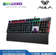 Aula F2088 Mechanical Keyboard Wired with Wrist Rest White I QWERTY KEYBOARD I FULL SIZE KEYBOARD I MECHANICAL KEYBOARD Discount