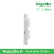 Schneider AvatarOn A 3 gangs Blank Plate - GREY M3T03-GY on Sale