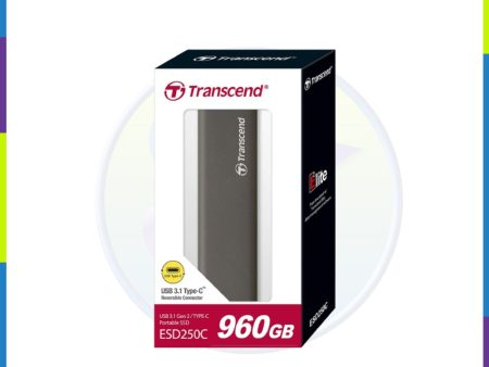 Transcend TS960GESD250C 960GB USB 3.1 Type-C Portable Fashion