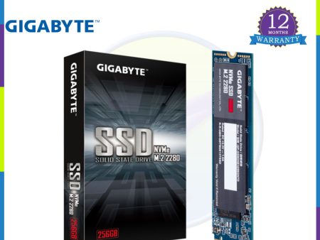 Gigabyte 256GB NVME M.2 2280 SSD Fashion