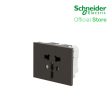 Scneider Socket Outlet Avataron A International 16A 250V 2S sized Black M3T426-IS-BK Online now