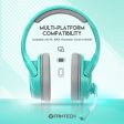 Fantech Valor MH86 Multi Platform Gaming Headset Foldable Microphone Adjustable Headband Mint Green Online now