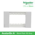 Schneider AvatarOn A 3 gangs Blank Plate - GREY M3T03-GY on Sale