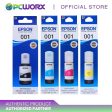 Epson 001 Original Ink Bottle Set for L4150 L4160 4260;L6160 6260;L6170 6270 6290 (BCMY Set) Online now