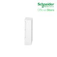 Schneider Enclosure Resi9 MP Surface 1 Row of 18 Modules IP40 White Door 1 Earth + 1 Neutral Terminal Blocks MIP12118 Fashion