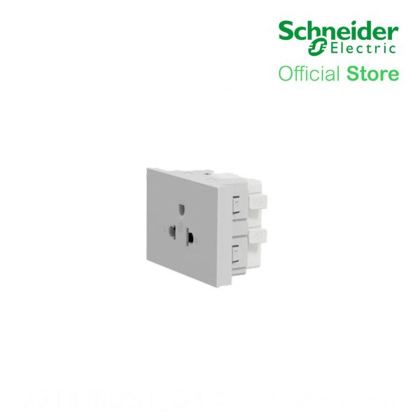 Schneider Socket Outlet AvatarOn A Universal 16A 250V 3 Pin 2S Sized Grey M3T426UST-GY Cheap