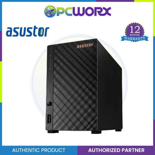 Asustor Drivestor AS1102T 1GB 2-Bay NAS Supply