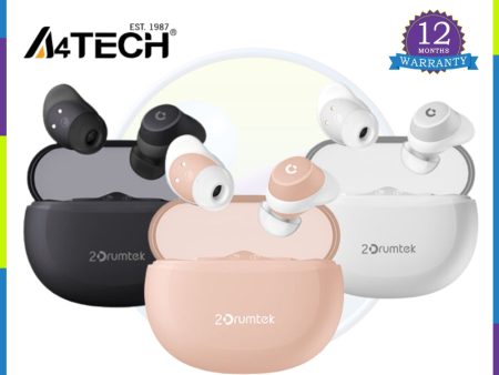 A4tech B27 2Drumtek True Wireless Earphone Bluetooth v5.2 Wireless Earphone Sale