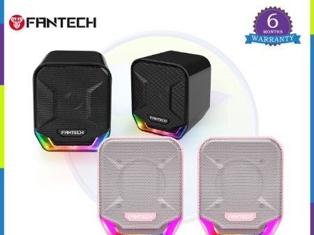 Fantech Sonar GS202 Speaker with RGB Lighting, Multi-Platform Compatibility Gaming Speaker for PC Fashion