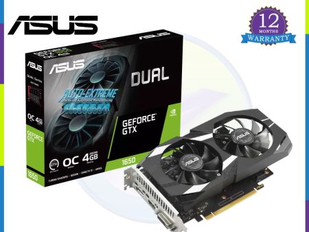 Asus NVIDIA® GeForce® GTX 1650 Dual OC V2 4GB GDDR6 Online Sale