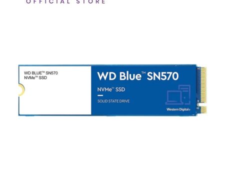 Western Digital WDS250G3B0C SN570 Blue M.2 NVMe PCIe Gen3 2280 SSD | 250GB, 500GB, 1TB | Solid State Drive | Western Digital SSD Fashion