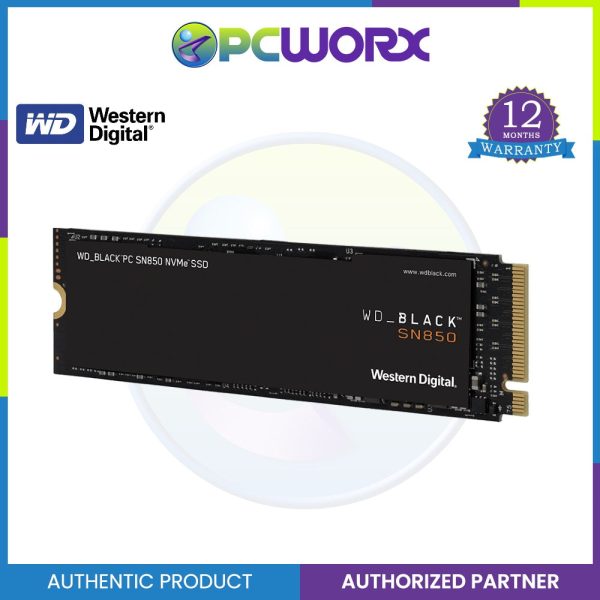 WD Black 500GB SN850 NVMe M.2 Without Heatsink Internal SSD (WDS500G1X0E) For Sale