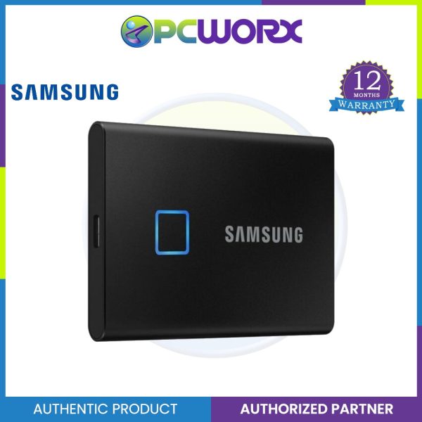 Samsung 1TB T7 Touch Portable USB3.2 (MU-PC1T0K WW) External SSD Supply