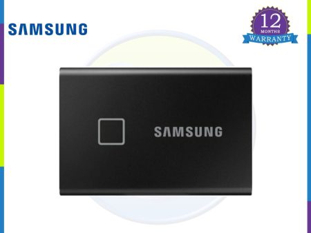 Samsung 1TB T7 Touch Portable USB3.2 (MU-PC1T0K WW) External SSD Supply