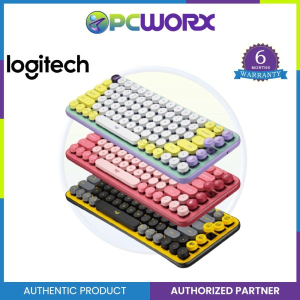 Logitech POP KEYS Wireless Mechanical Keyboard with Customizable Emoji Keys on Sale