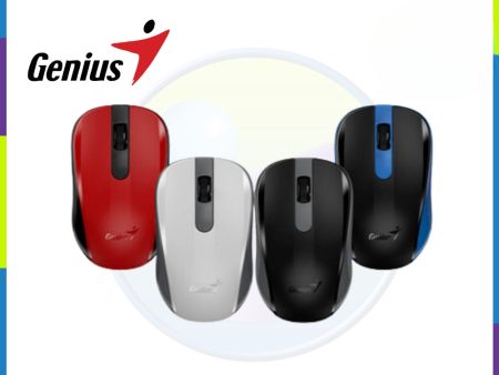 Genius NX-8008S Black Wireless Silent Mouse 2.4 GHz wireless Mouse | Wireless Mouse Hot on Sale