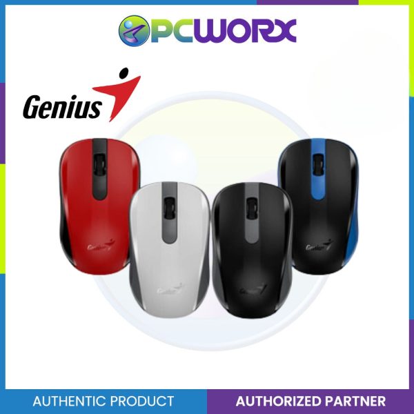 Genius NX-8008S Black Wireless Silent Mouse 2.4 GHz wireless Mouse | Wireless Mouse Hot on Sale