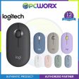 Logitech M350 Pebble Wireless Mouse,Bluetooth or 2.4 GHz with USB Mini-Receiver,Silent, Slim,PC MAC For Sale